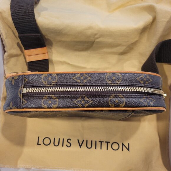 Authentic LOUIS VUITTON Monogram Pochette Ganju Bum Bag  M51870 - Picture 6 of 11